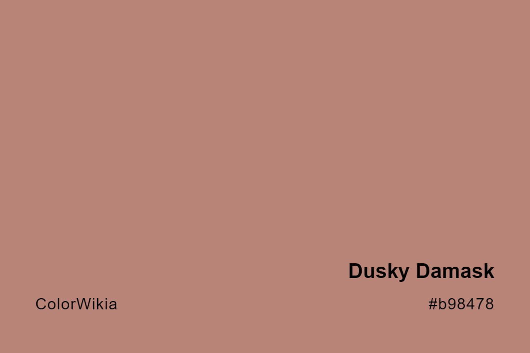 dusky damask color b98478