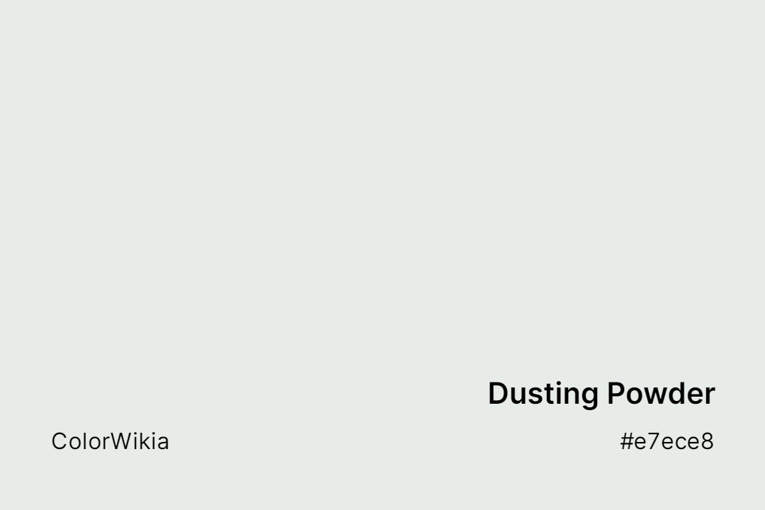 dusting powder color e7ece8