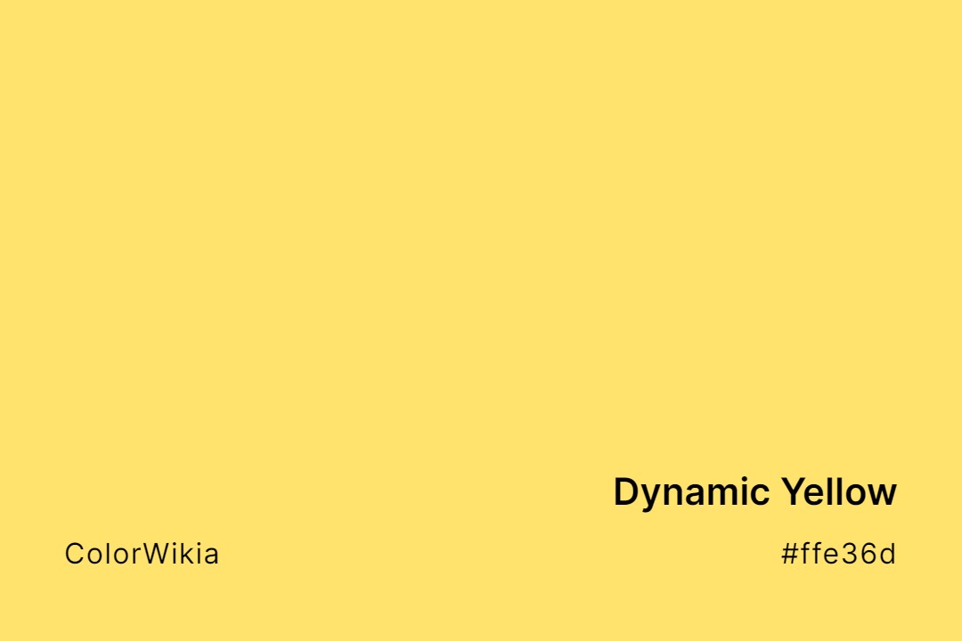 dynamic yellow color ffe36d