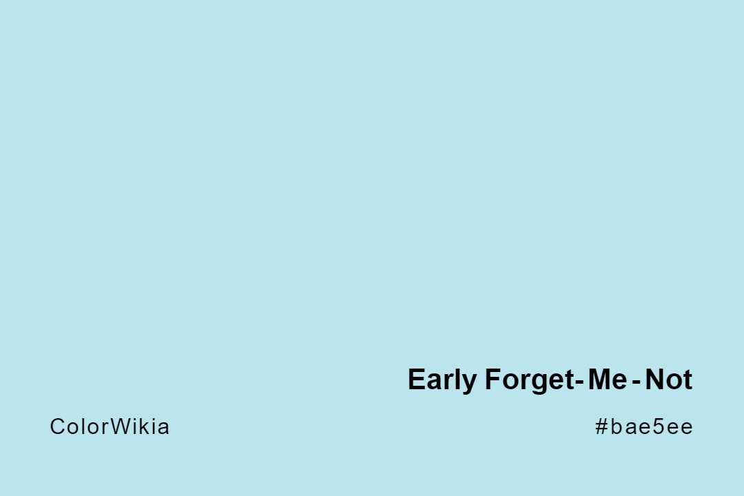 early forget me not color bae5ee