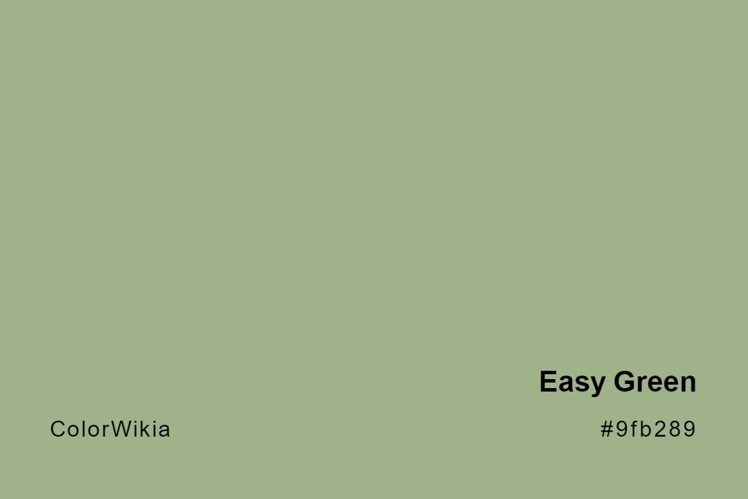 easy green color 9fb289