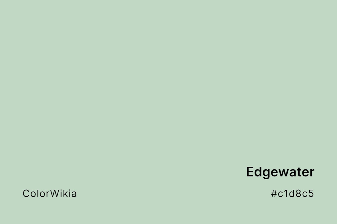 Edgewater Color – #c1d8c5: Codes and Complete Breakdown