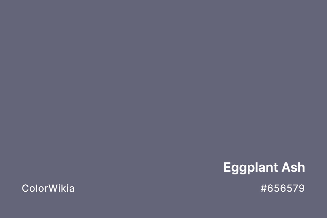 eggplant ash color 656579