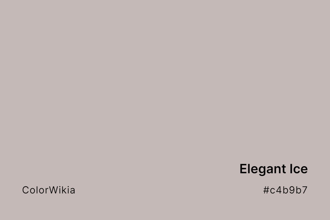 elegant ice color c4b9b7