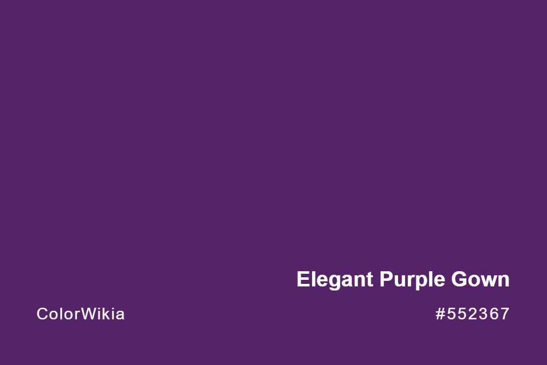 elegant purple gown color 552367