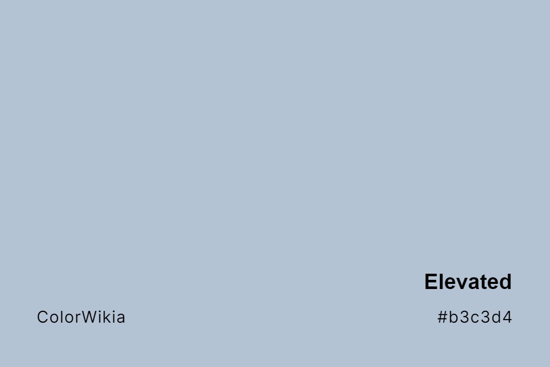 Elevated Color – #b3c3d4: Codes and Complete Breakdown