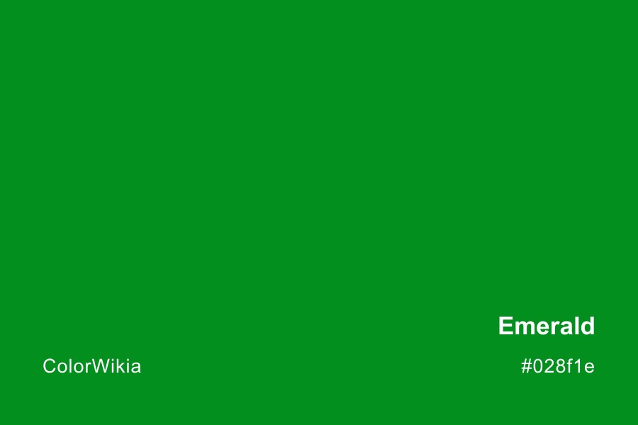 Emerald Color – #028f1e: Codes and Complete Breakdown