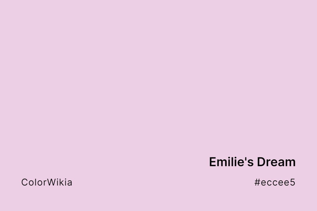 Emilie’s Dream Color – #eccee5: Codes and Complete Breakdown