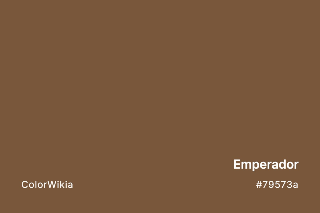 Emperador Color – #79573a: Codes and Complete Breakdown