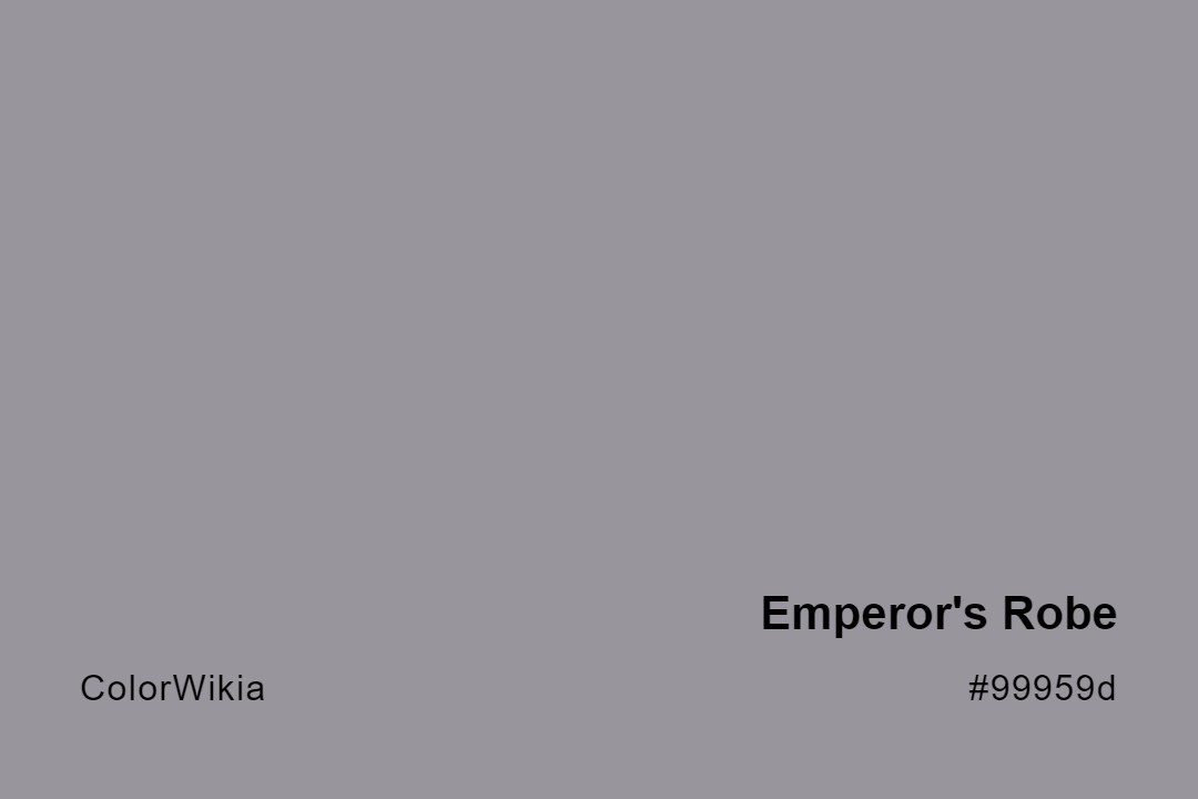 emperors robe color 99959d