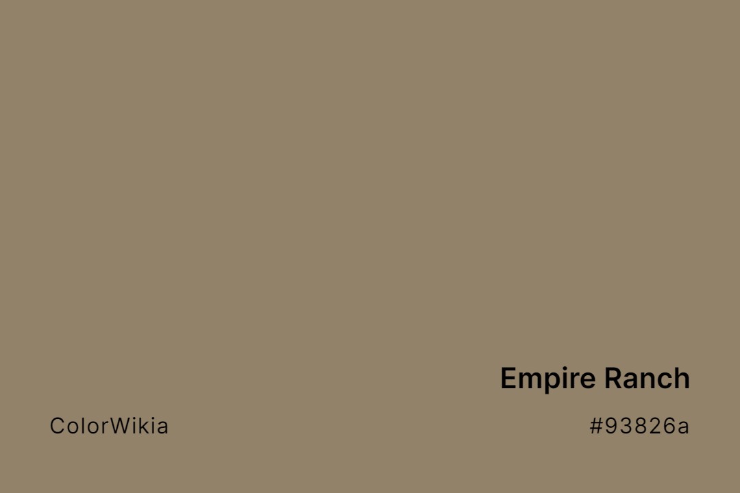 empire ranch color 93826a