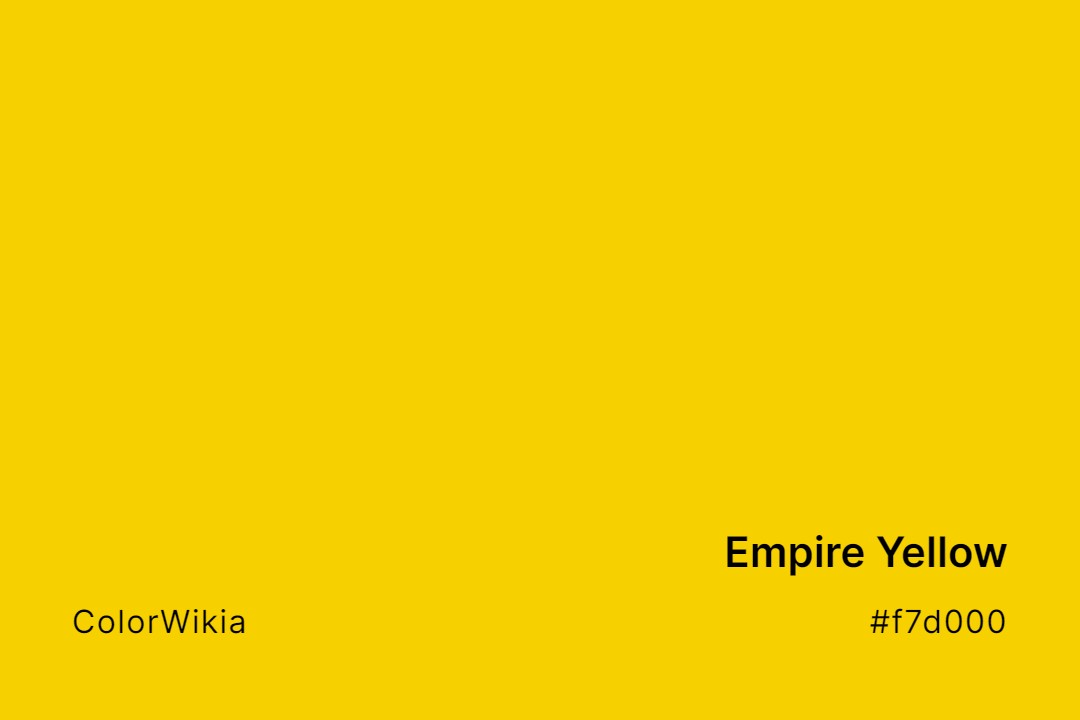 empire yellow color f7d000