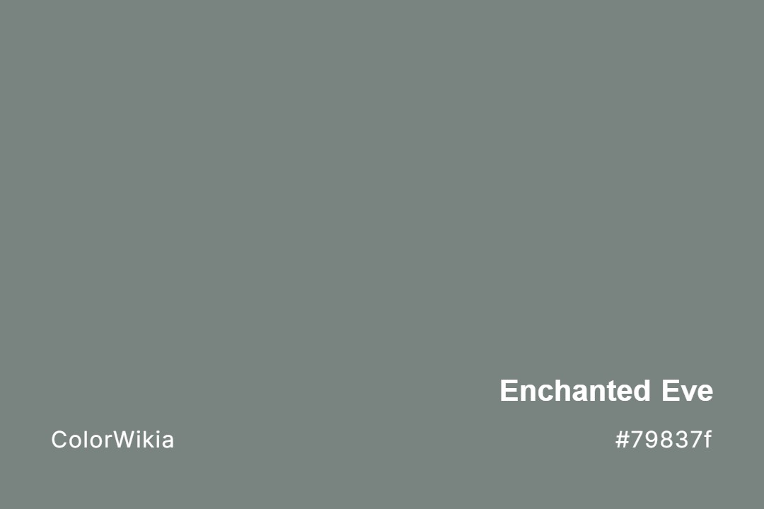 enchanted eve color 79837f