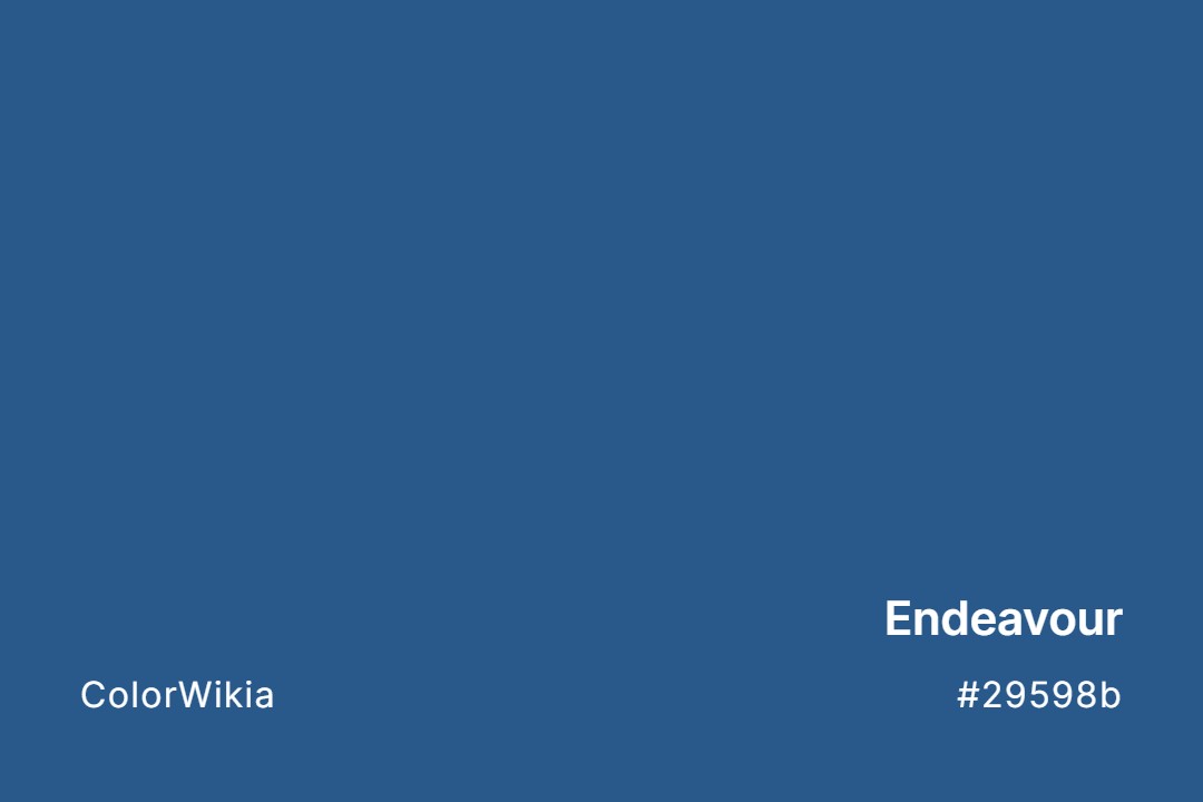 Endeavour Color – #29598b: Codes and Complete Breakdown