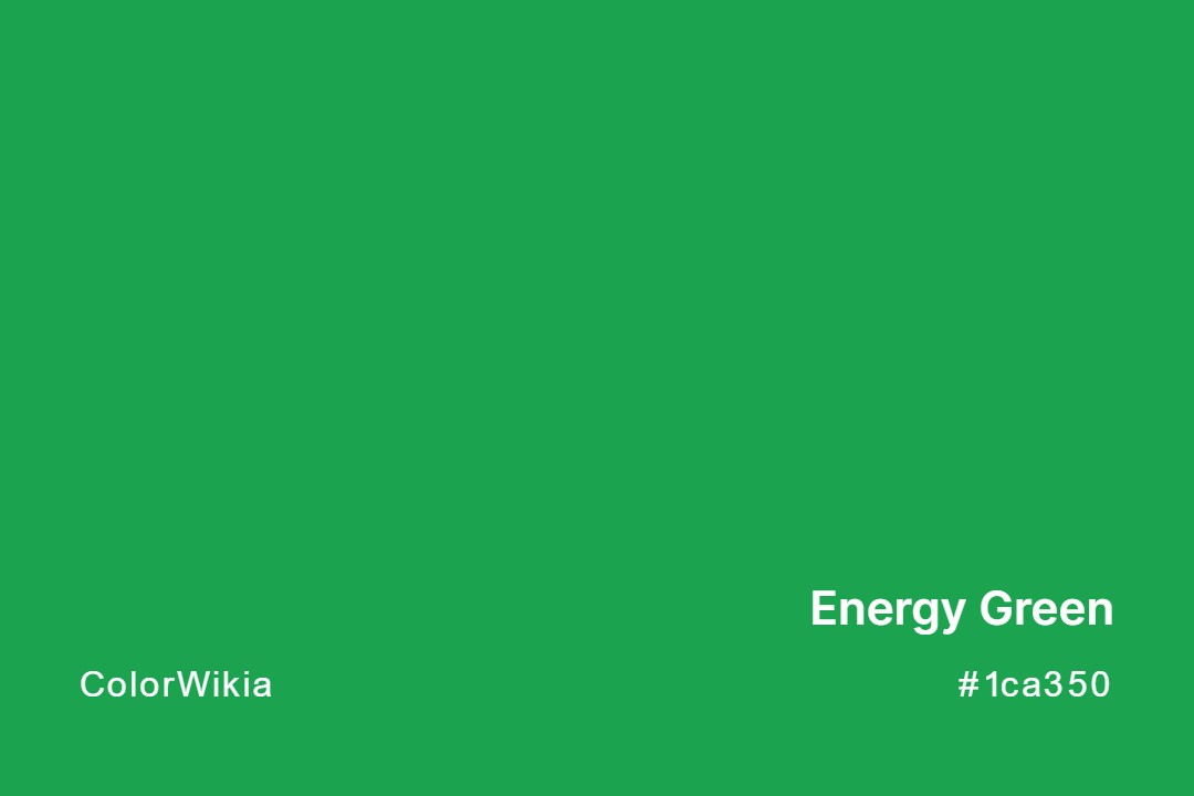 energy green color 1ca350