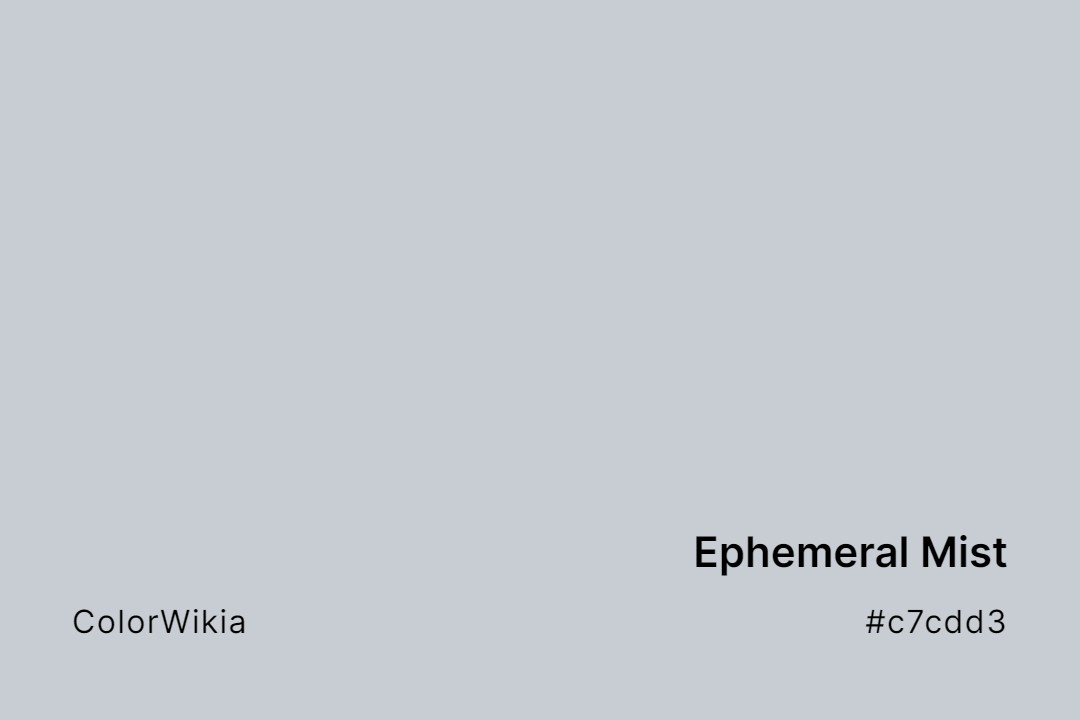 ephemeral mist color c7cdd3