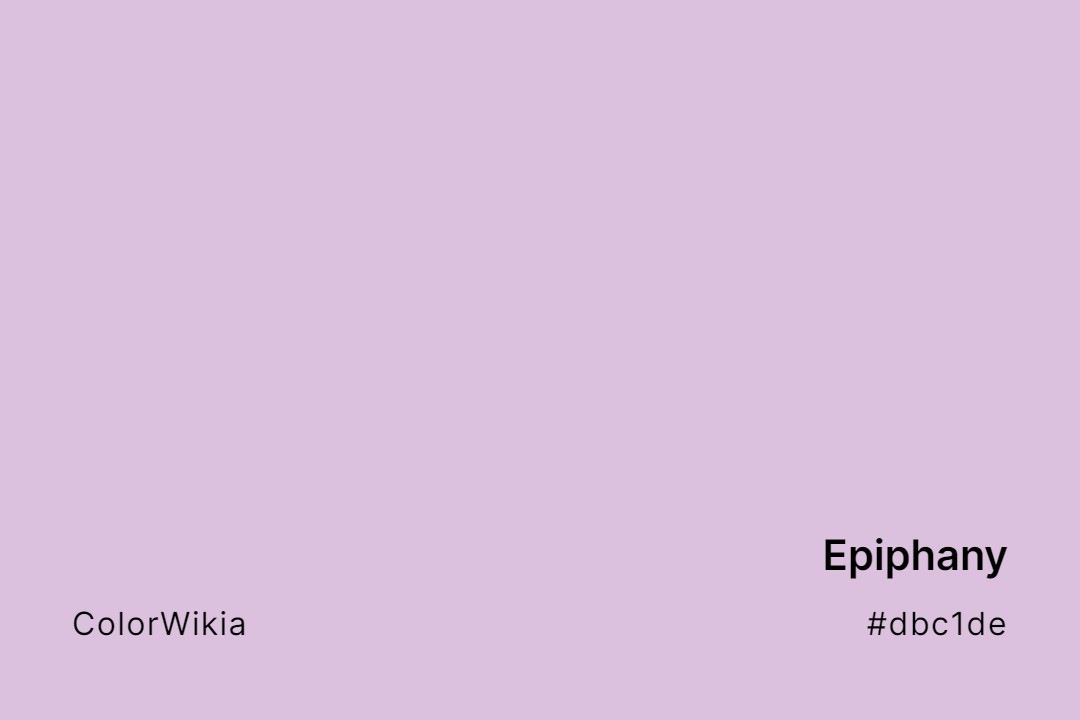 Epiphany Color – #dbc1de: Codes and Complete Breakdown