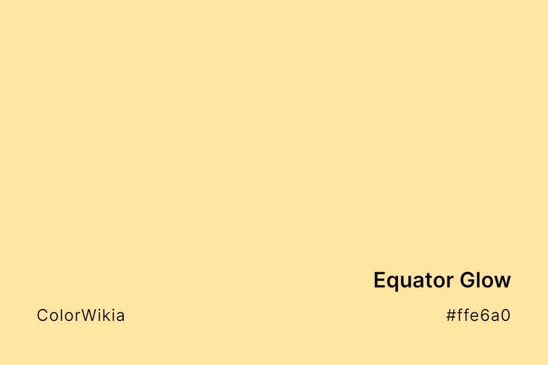Equator Glow Color – #ffe6a0: Codes and Complete Breakdown