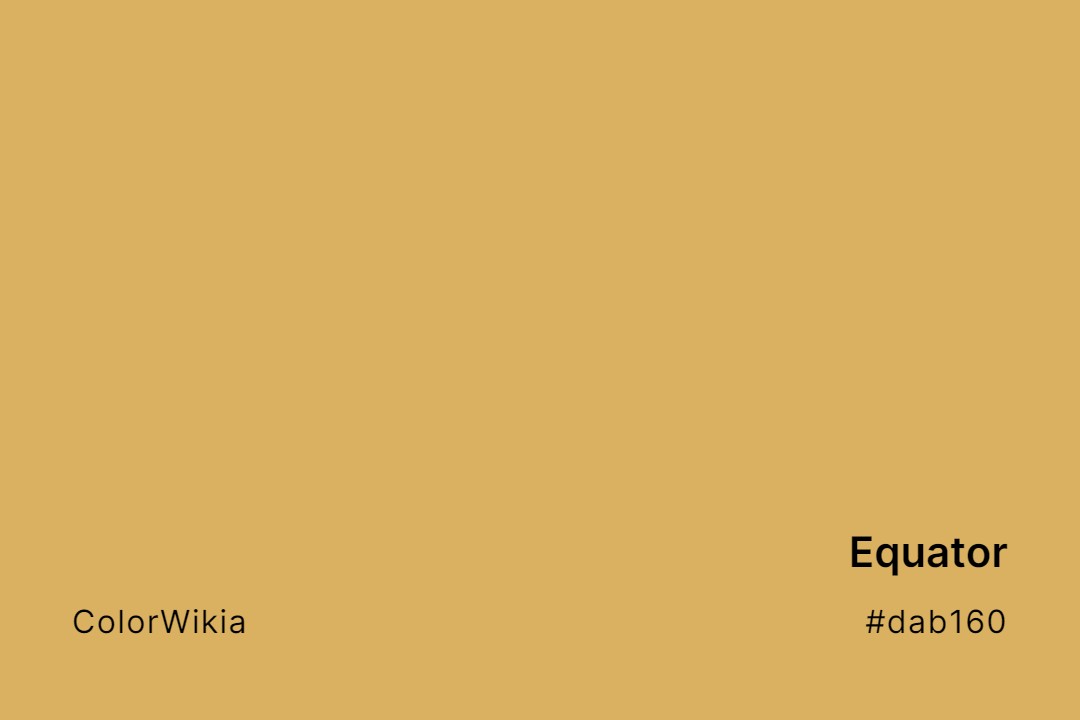 Equator Color – #dab160: Codes and Complete Breakdown