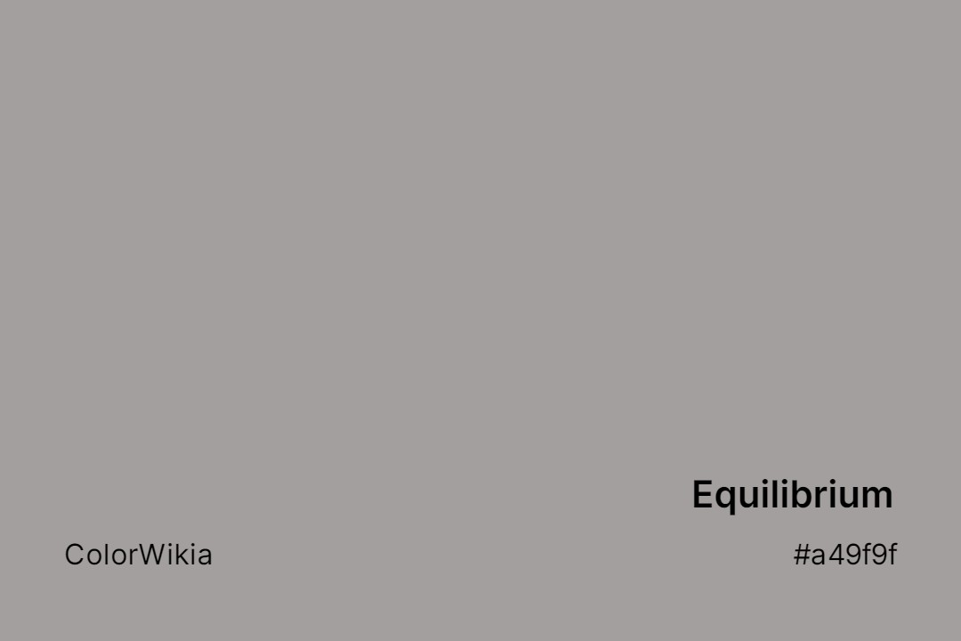 Equilibrium Color – #a49f9f: Codes and Complete Breakdown
