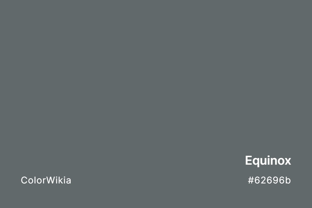 Equinox Color – #62696b: Codes and Complete Breakdown