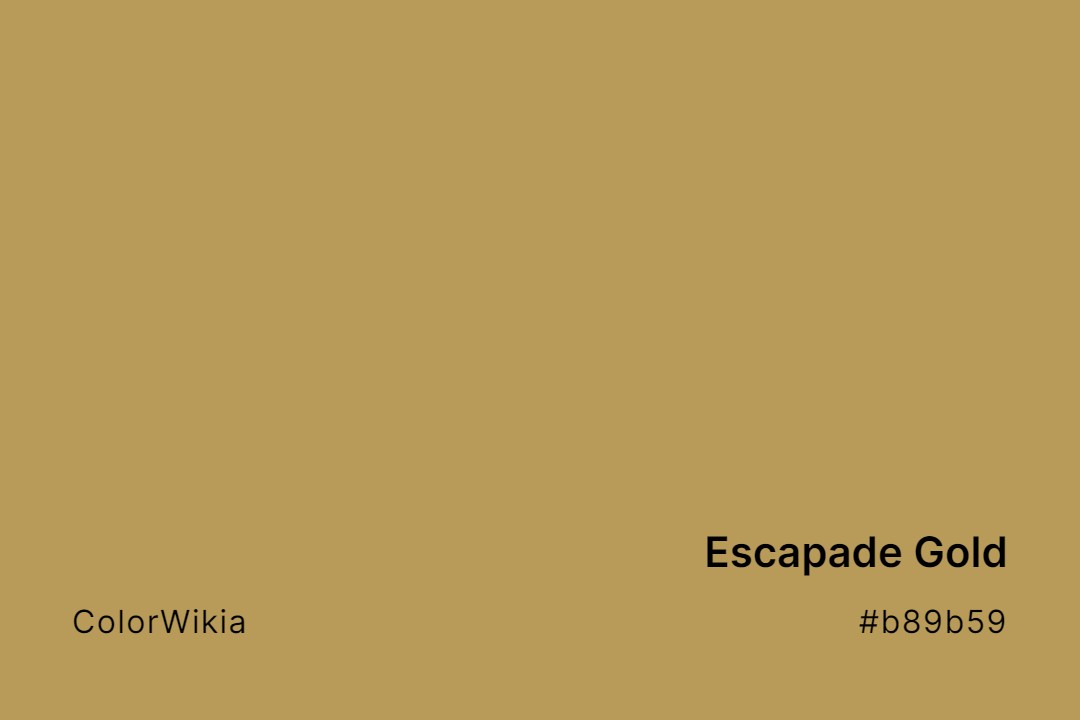 Escapade Gold Color – #b89b59: Codes and Complete Breakdown