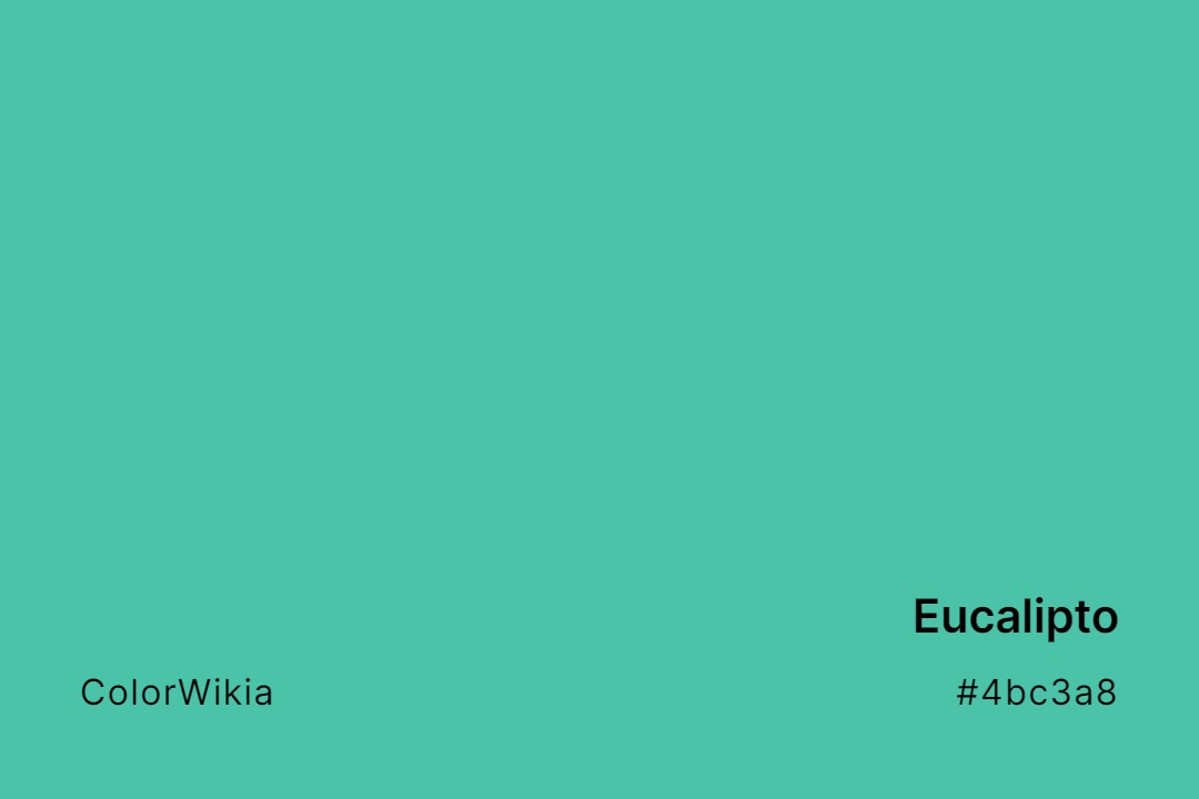 Eucalipto Color – #4bc3a8: Codes and Complete Breakdown