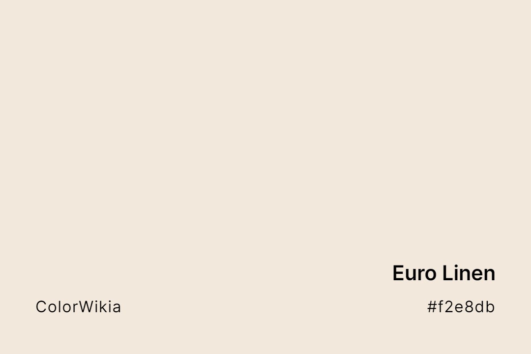 euro linen color f2e8db