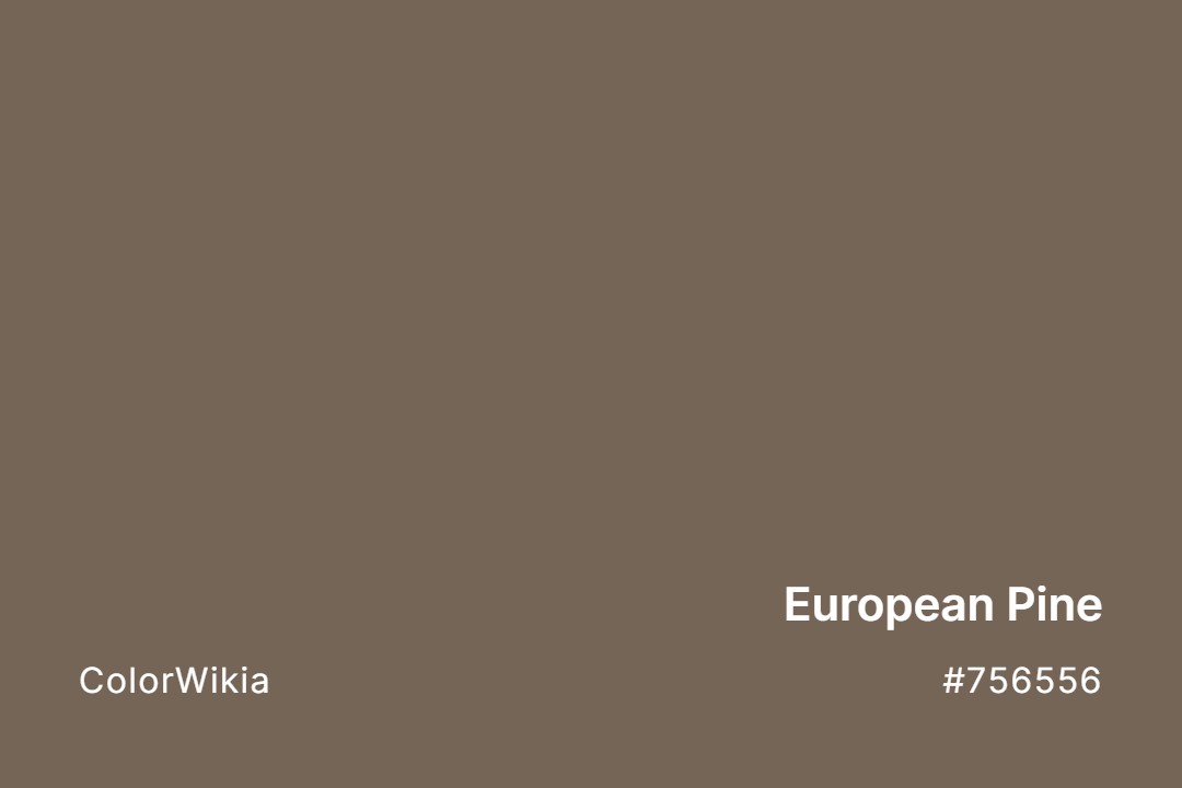 european pine color 756556