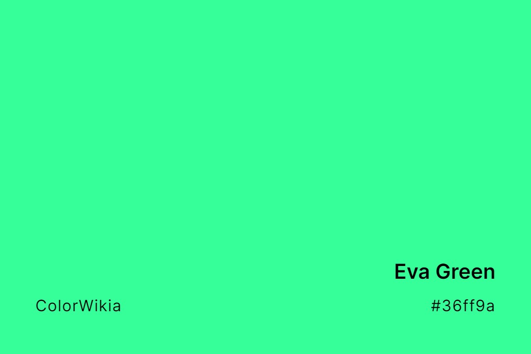 Eva Green Color – #36ff9a: Codes and Complete Breakdown