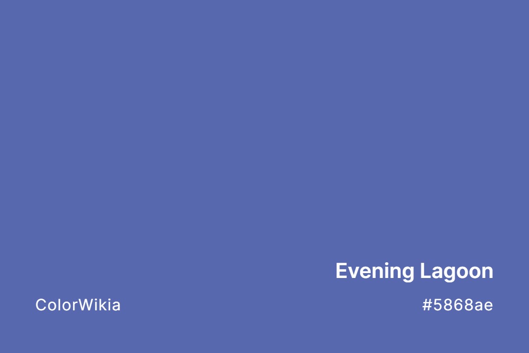 evening lagoon color 5868ae