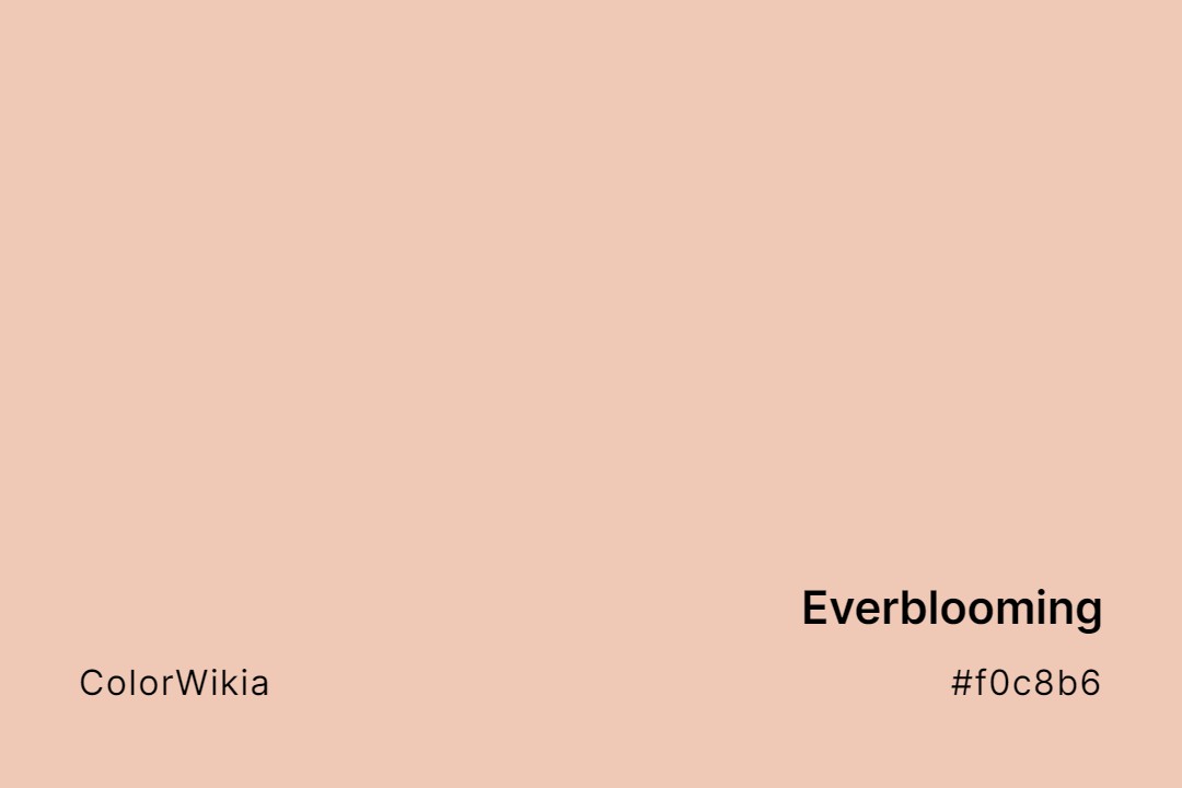 Everblooming Color – #f0c8b6: Codes and Complete Breakdown