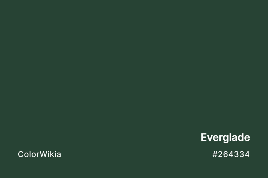 Everglade Color – #264334: Codes and Complete Breakdown