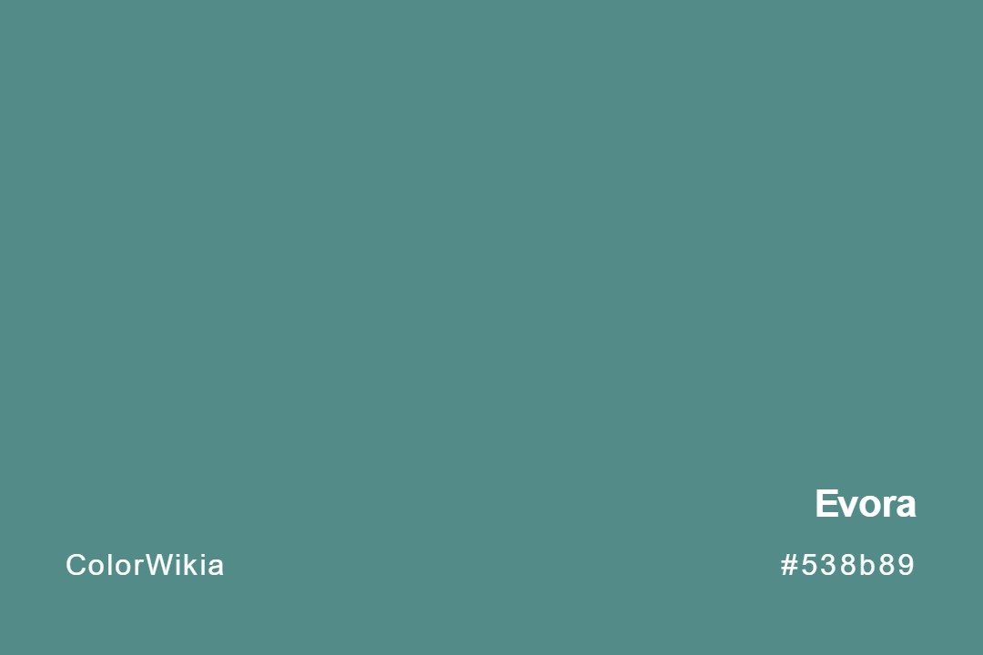 Evora Color – #538b89: Codes and Complete Breakdown