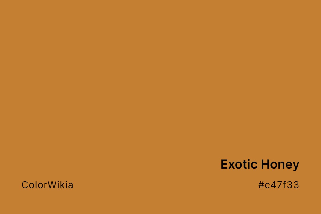 exotic honey color c47f33