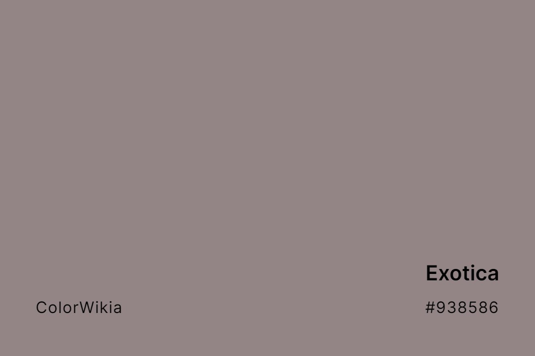 Exotica Color – #938586: Codes and Complete Breakdown