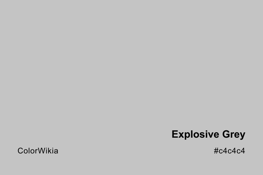 Explosive Grey Color – #c4c4c4: Codes and Complete Breakdown