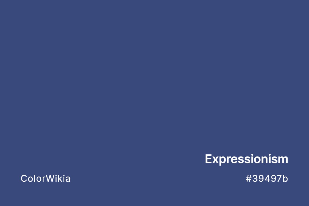 Expressionism Color – #39497b: Codes and Complete Breakdown
