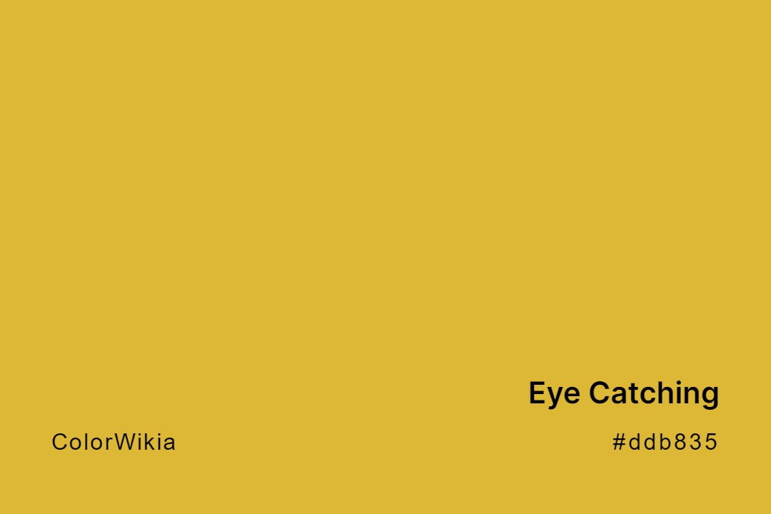 eye catching color ddb835