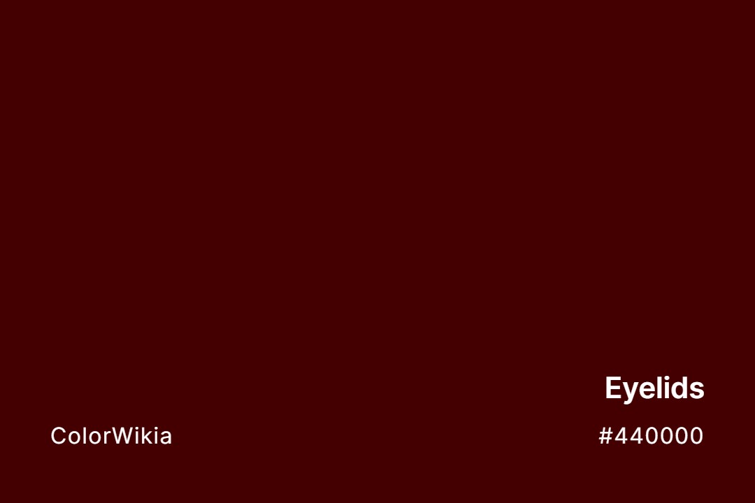 Eyelids Color – #440000: Codes and Complete Breakdown