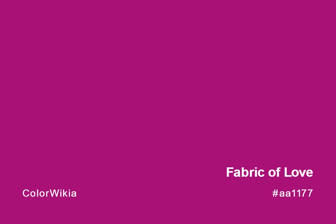 Fabric of Love Color – #aa1177: Codes and Complete Breakdown