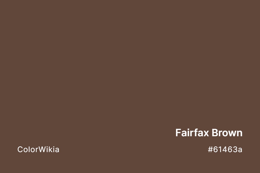Fairfax Brown Color – #61463a: Codes and Complete Breakdown