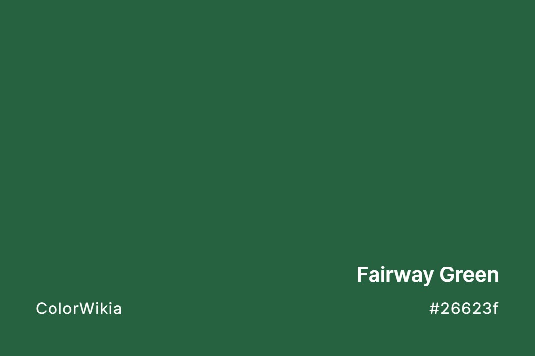 Fairway Green Color – #26623f: Codes and Complete Breakdown