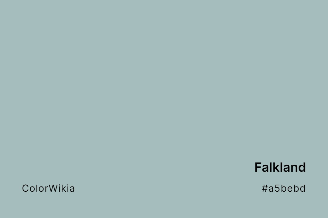 Falkland Color – #a5bebd: Codes and Complete Breakdown