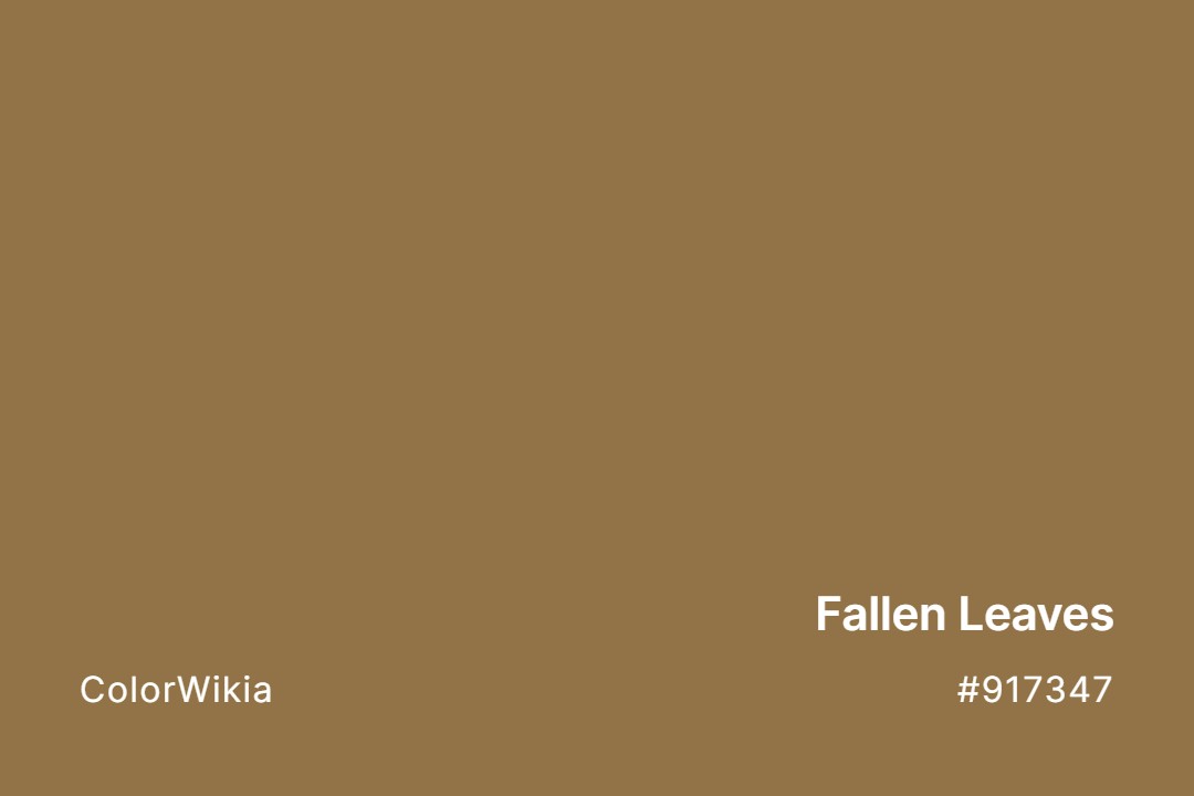 Fallen Leaves Color – #917347: Codes and Complete Breakdown
