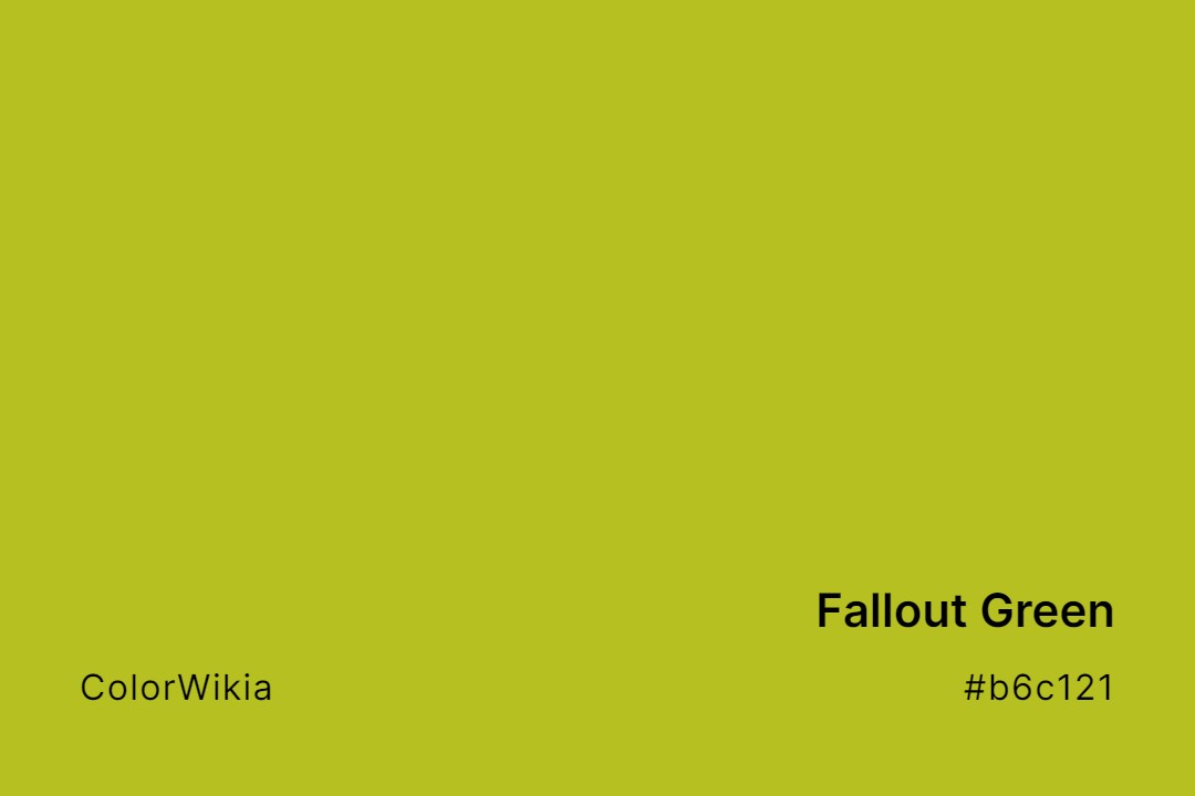 Fallout Green Color – #b6c121: Codes and Complete Breakdown