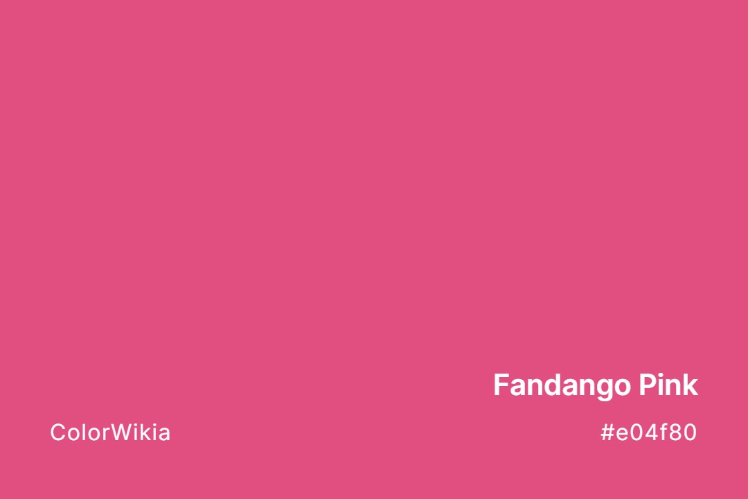 Fandango Pink Color – #e04f80: Codes and Complete Breakdown
