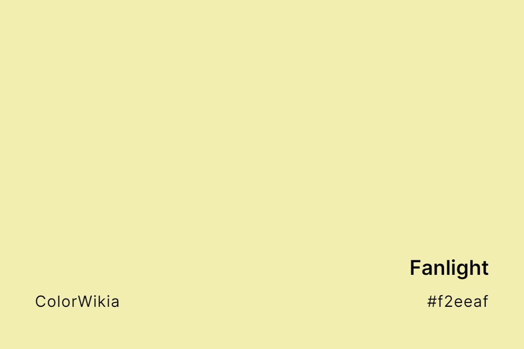 Fanlight Color – #f2eeaf: Codes and Complete Breakdown