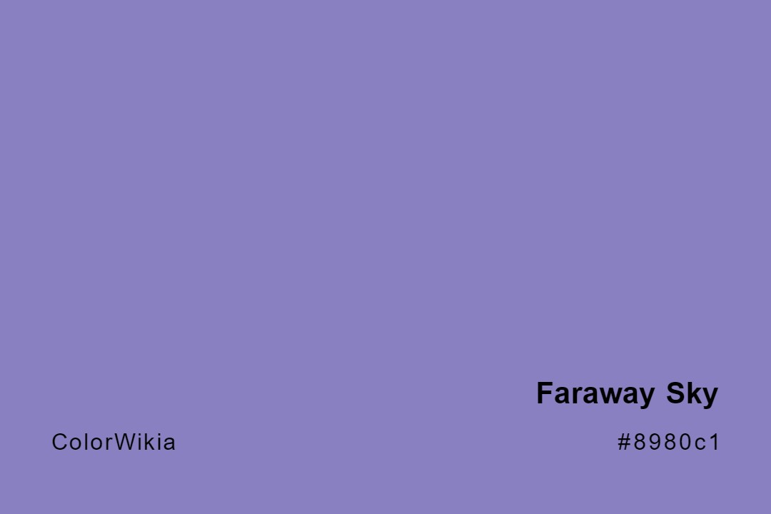 Faraway Sky Color – #8980c1: Codes and Complete Breakdown