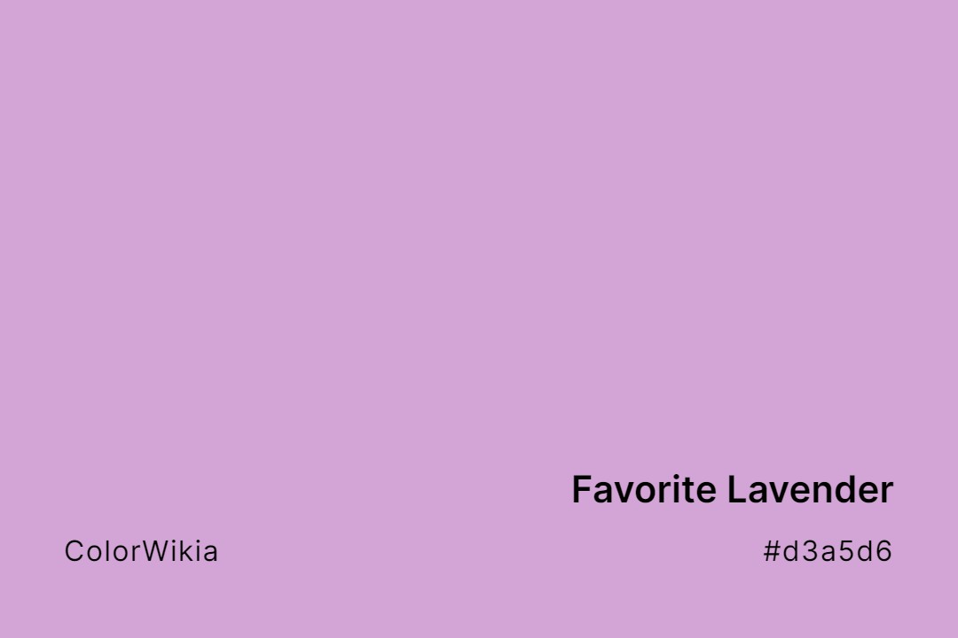 favorite lavender color d3a5d6